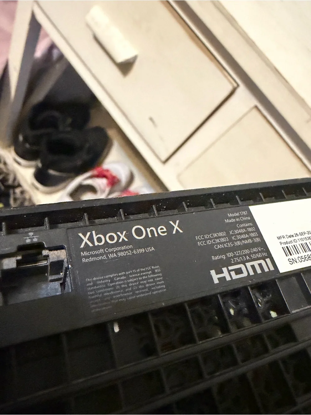 Microsoft Xbox One X Console - Matte Black
